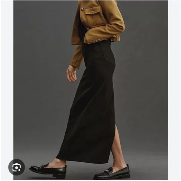 NEW Reformation Daria Ultra High Waist Denim Skirt - Nidri - Picture 3 of 13